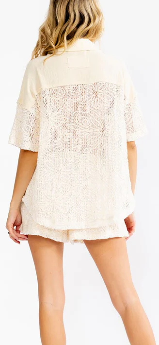 Crochet short set