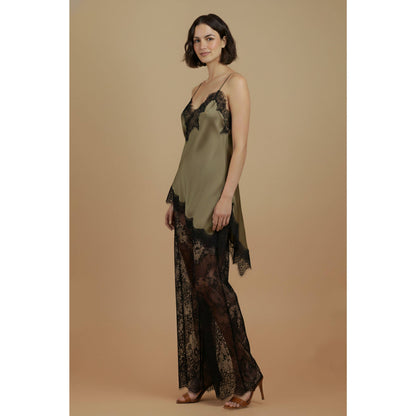 Satin Lace 2-Piece Set
