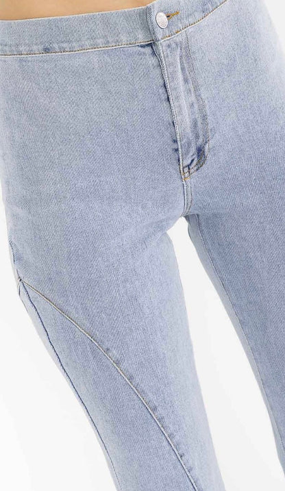 Entro bell leg stretch denim pants