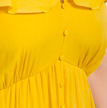 Trixie curvy tiered ruffle maxi dress