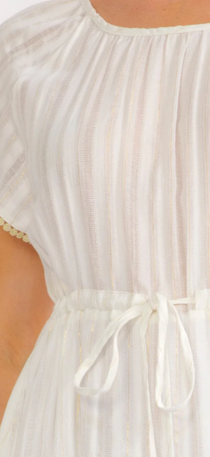 Sharon shimmer stripes maxi