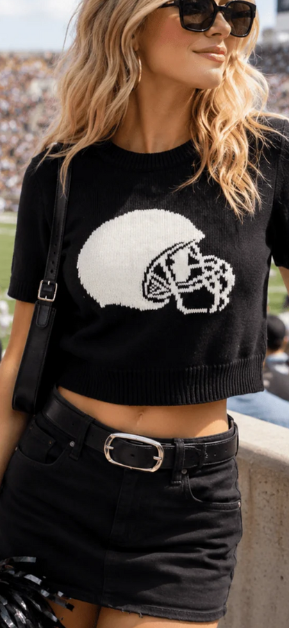 Bel black helmet top