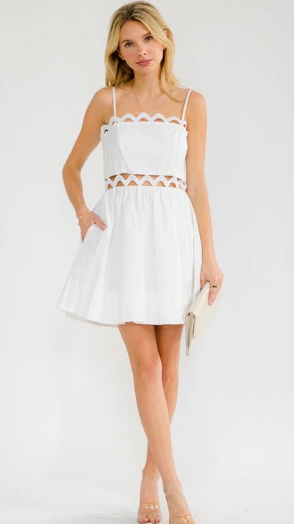 Polly cut out Dress
