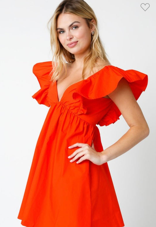 Game day tie back dress