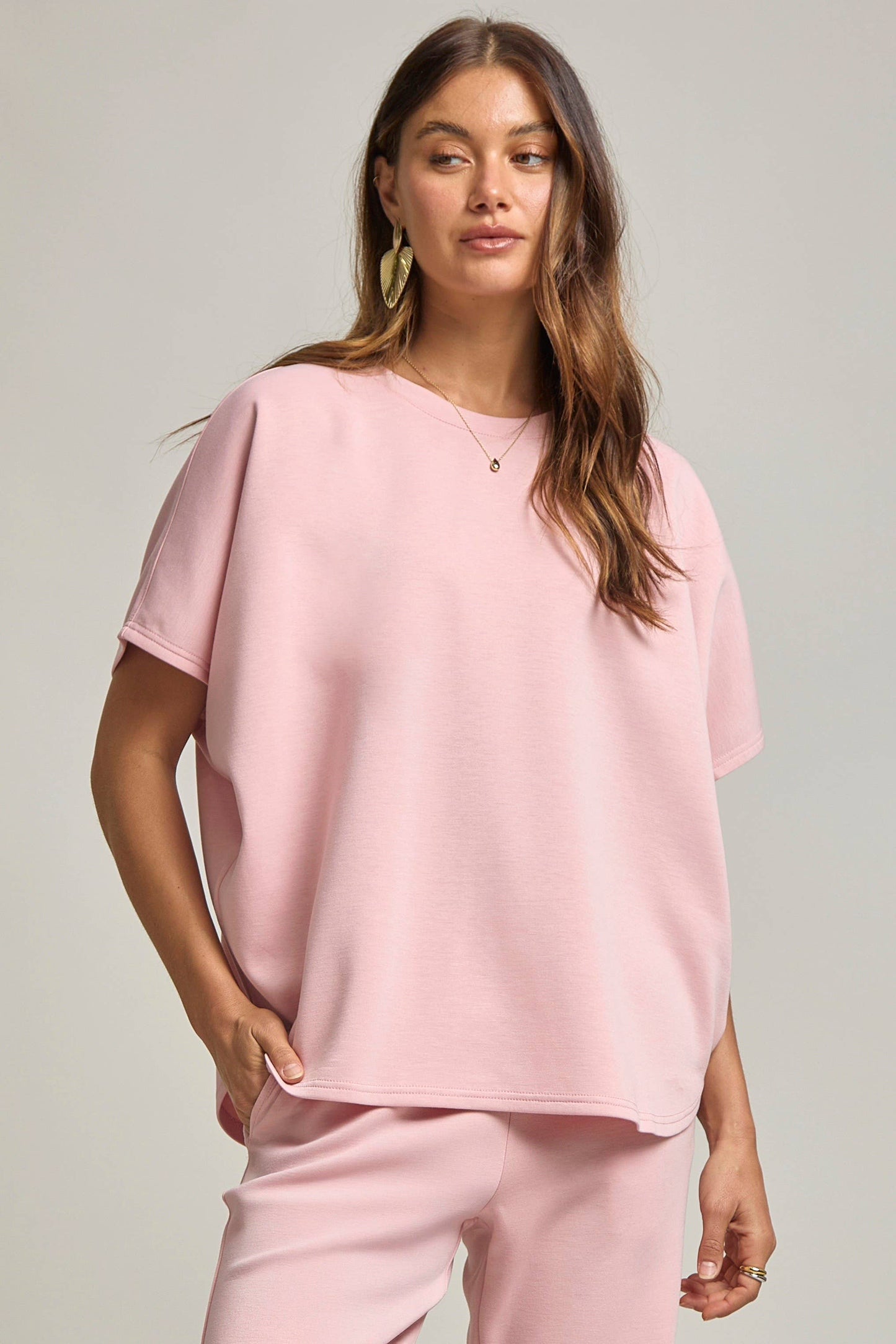 Polly Poncho Top + Bell Bottom Modal Set