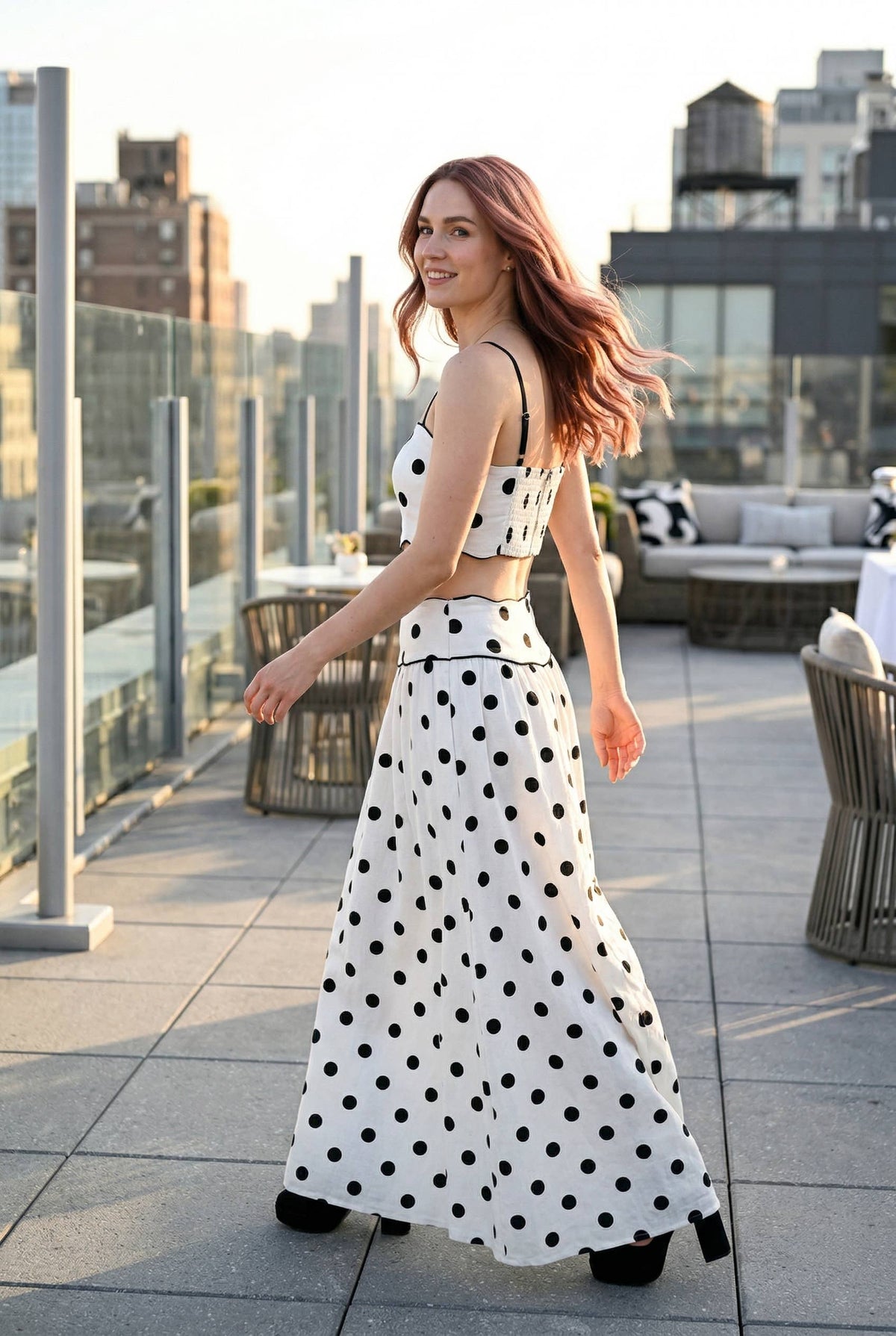 Polka Dot Wave set