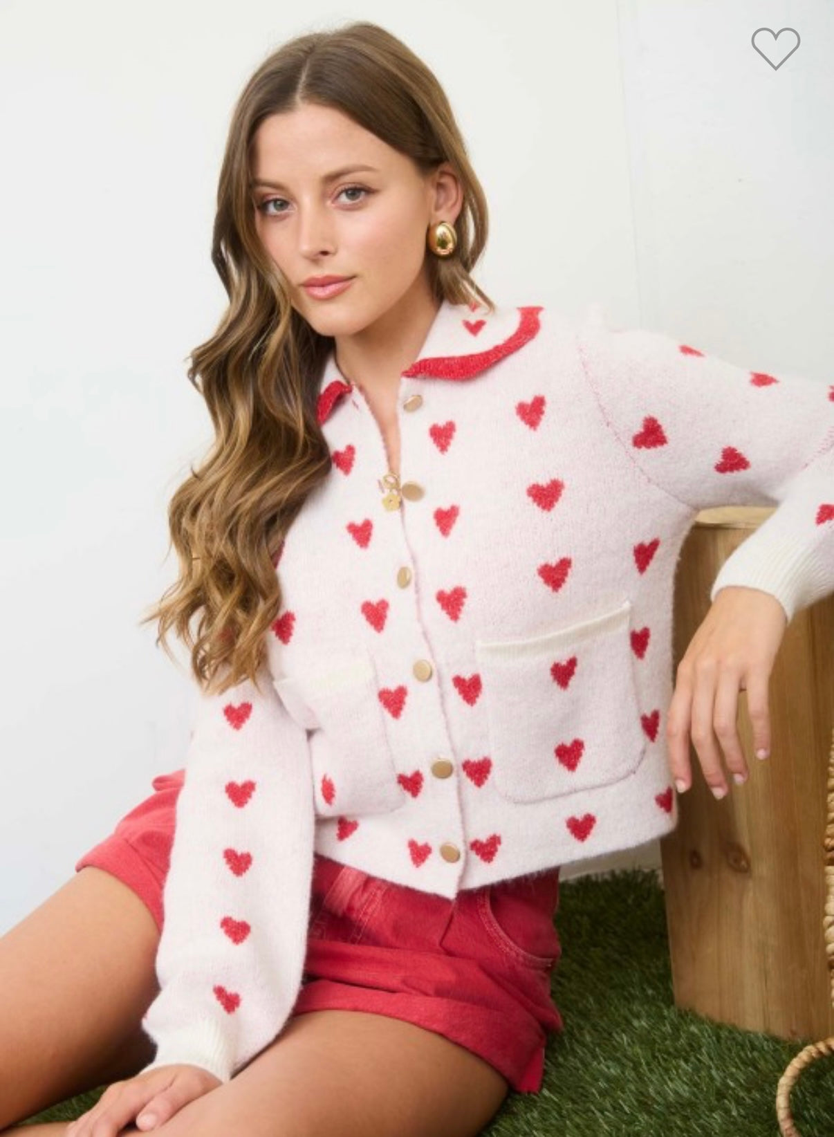 Helen heart Cardi