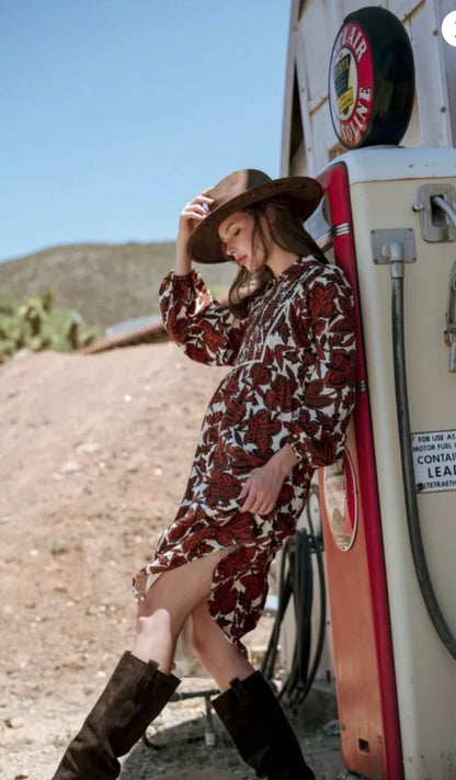 Autumn hibiscus maxi