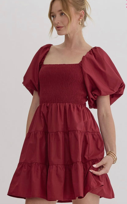 Game day smocked dress