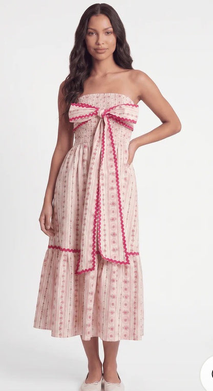 Bownita blush dress