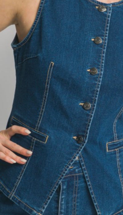 Deandra denim vest