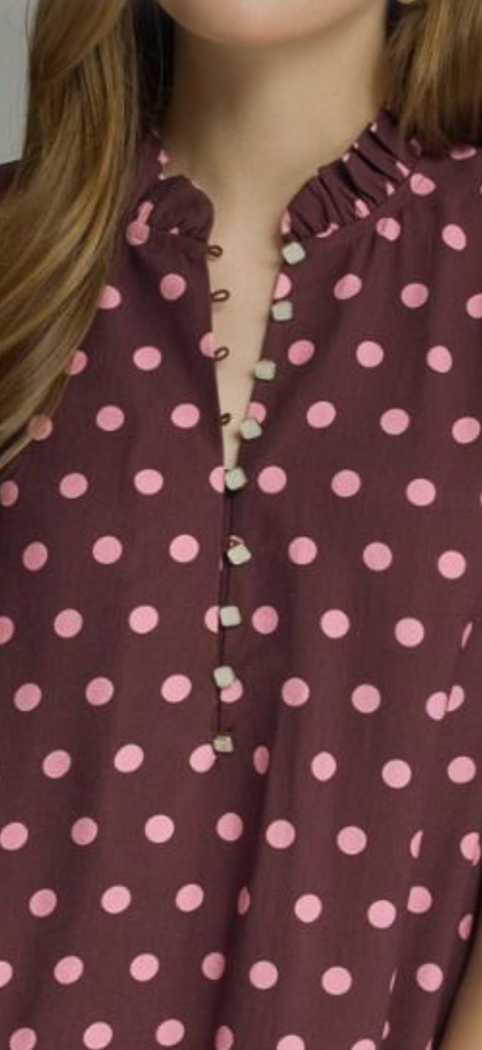 Sienna polka dot maxi