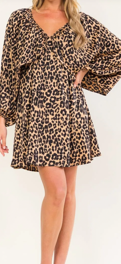 Luna leopard dress