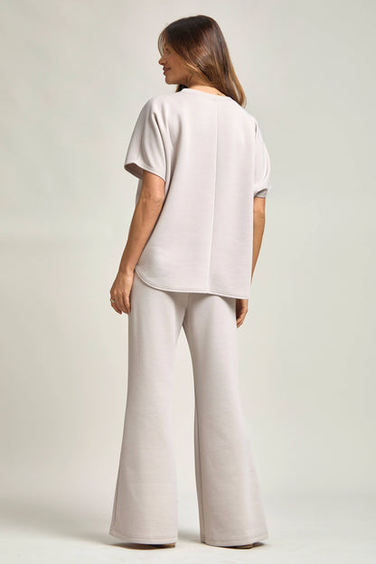 Polly Poncho Top + Bell Bottom Modal Set