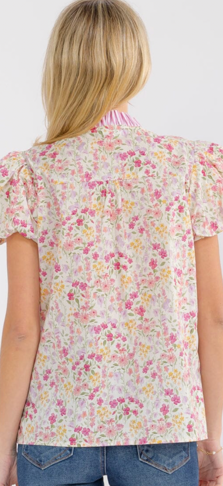 Mock neck top