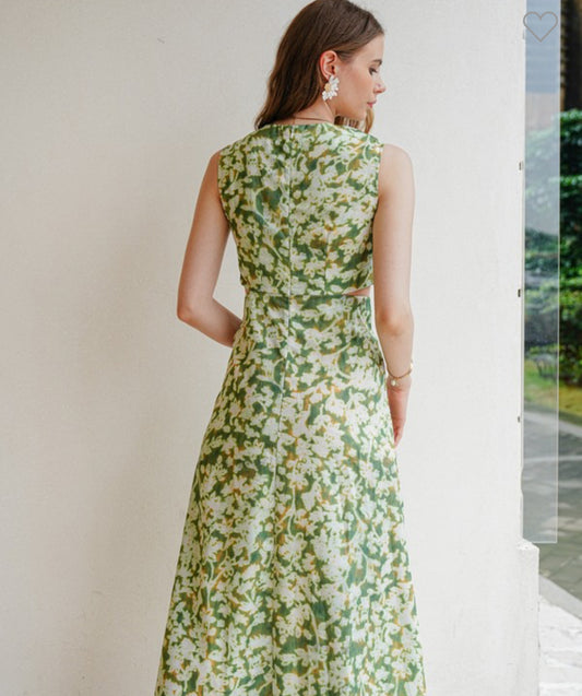 Claire cut out midi dress
