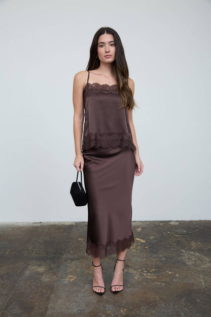 Lace the day TRIM DETAIL CAMI (PRE-ORDER)