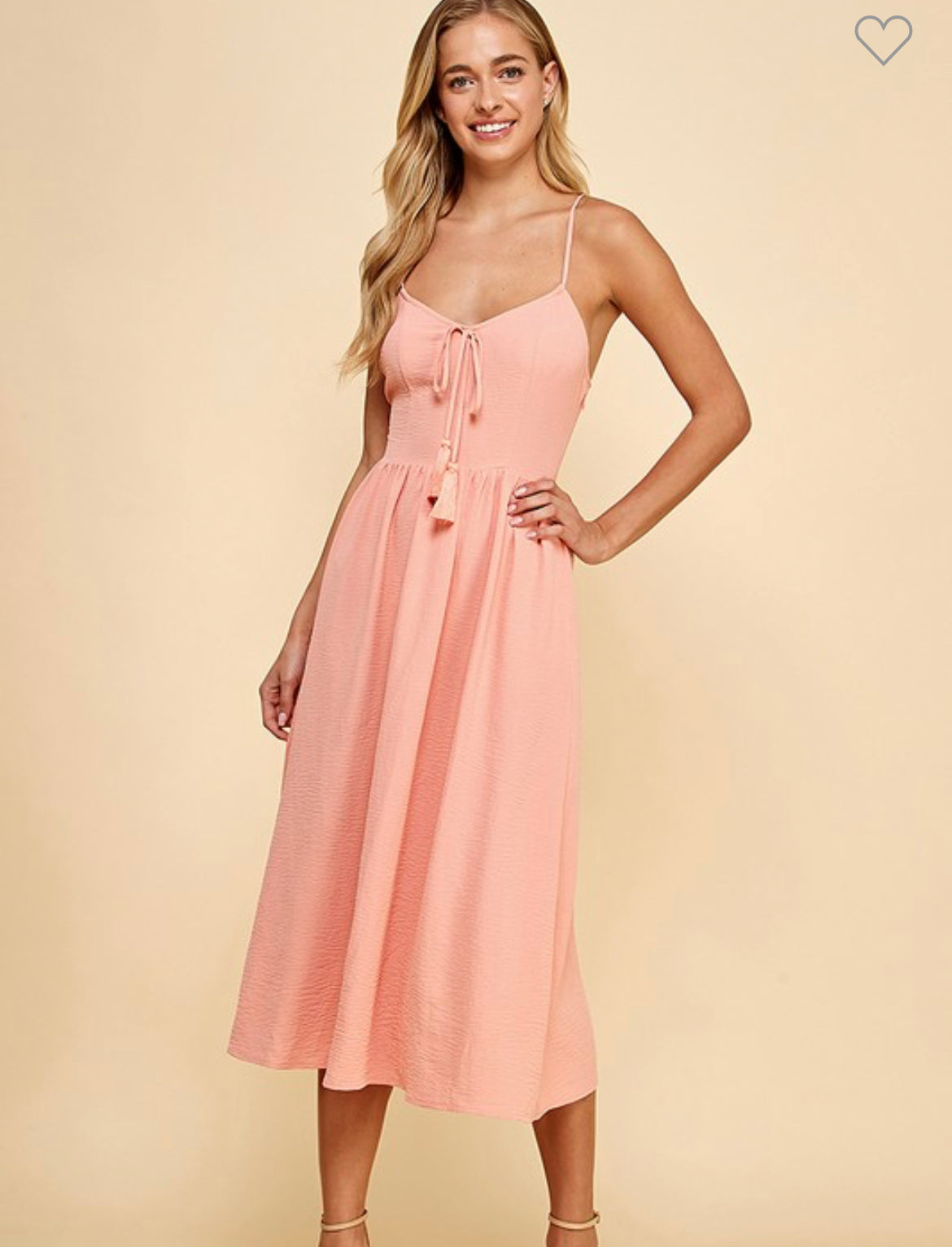 ANGELINA TIE BACK MAXI DRESS