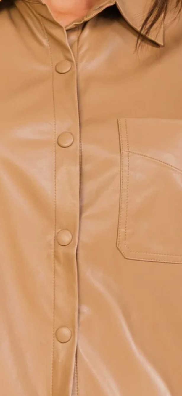 Pria pleather neutral