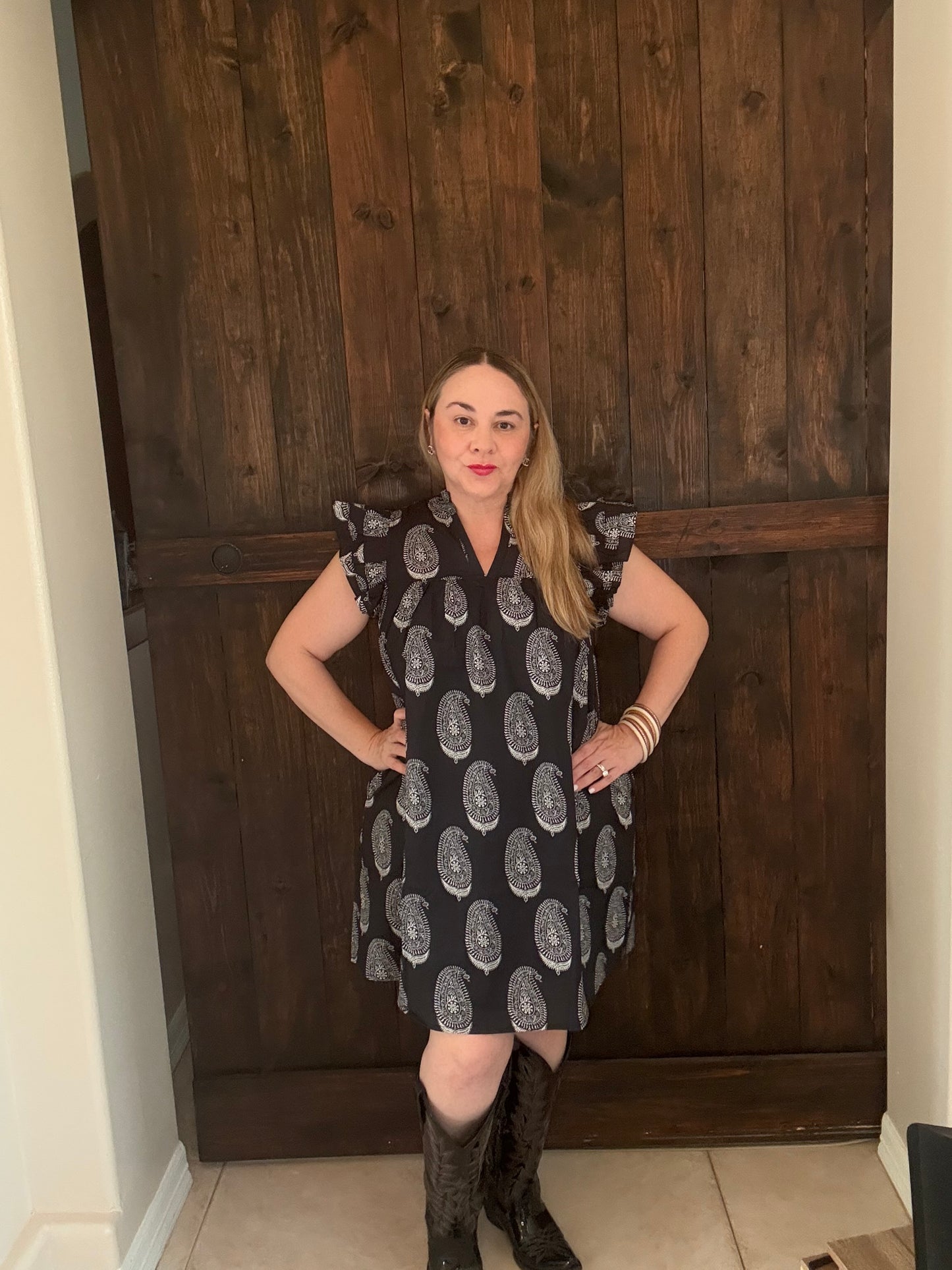 Parker paisley dress