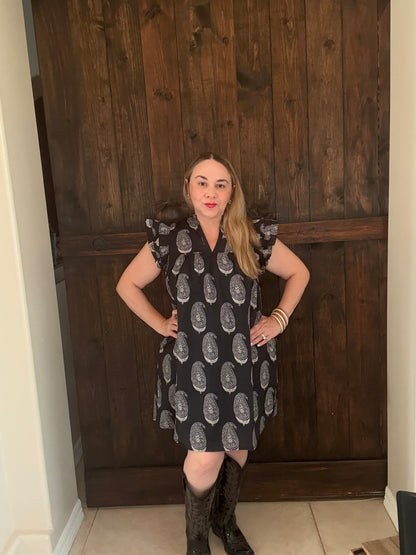 Parker paisley dress