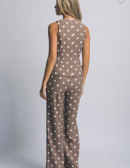 Presley polka vest set