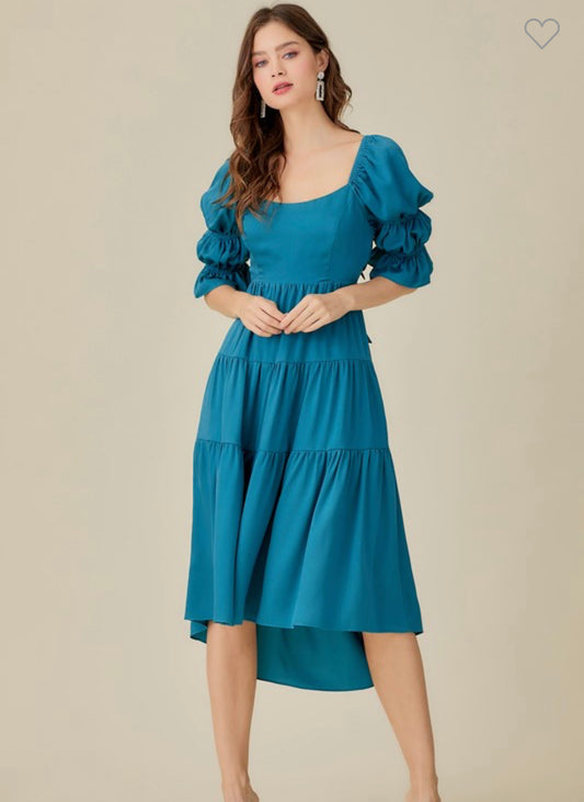 Bridgerton double bow dress