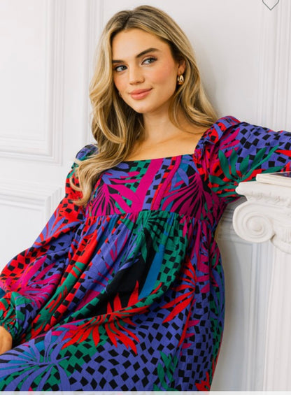 Lohan leaves baby doll dress