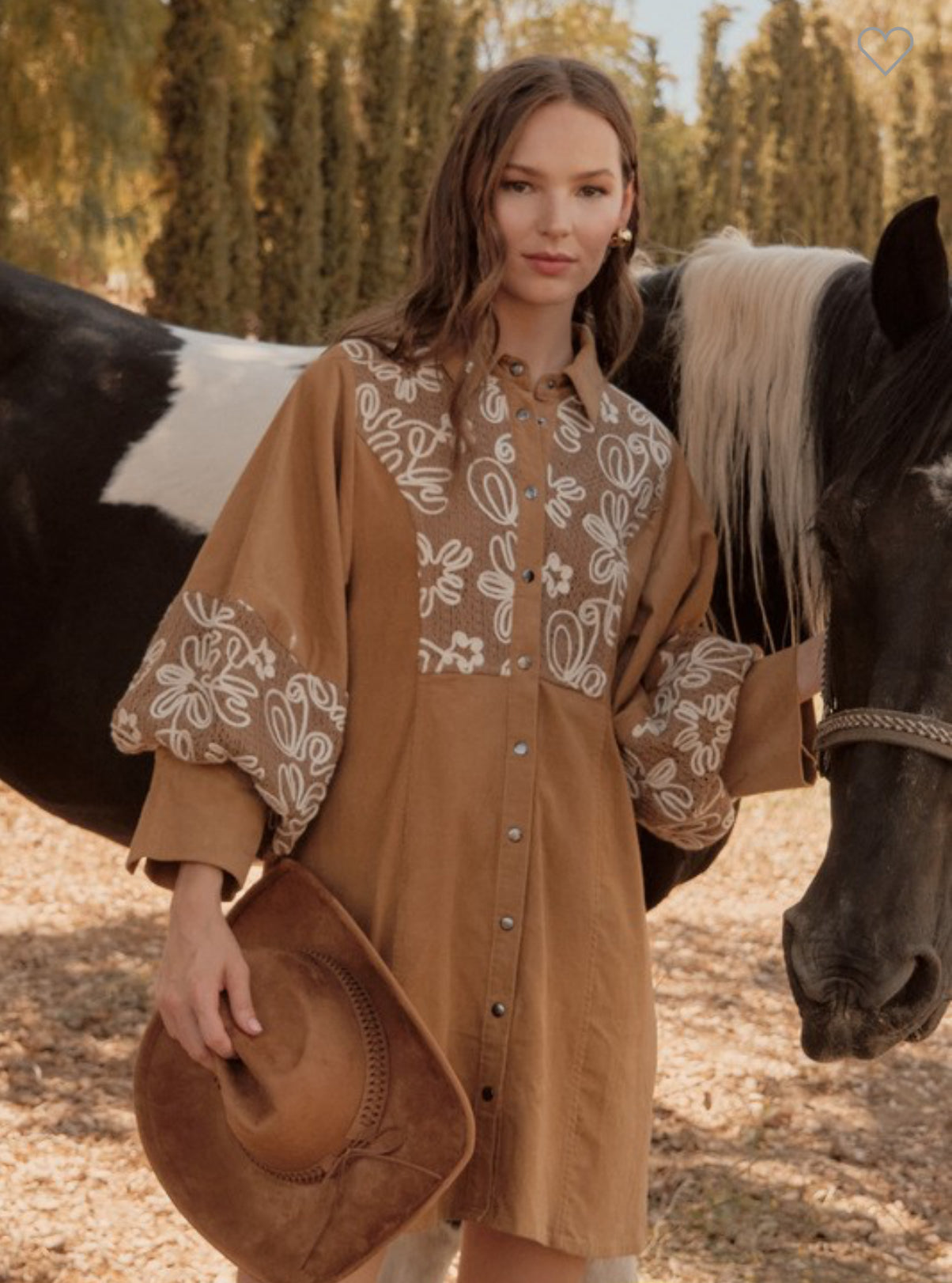 Delaney drama sleeve dress