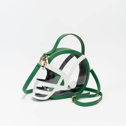 Clear Gameday Football Helmet Satchel/Crossbody Bag
