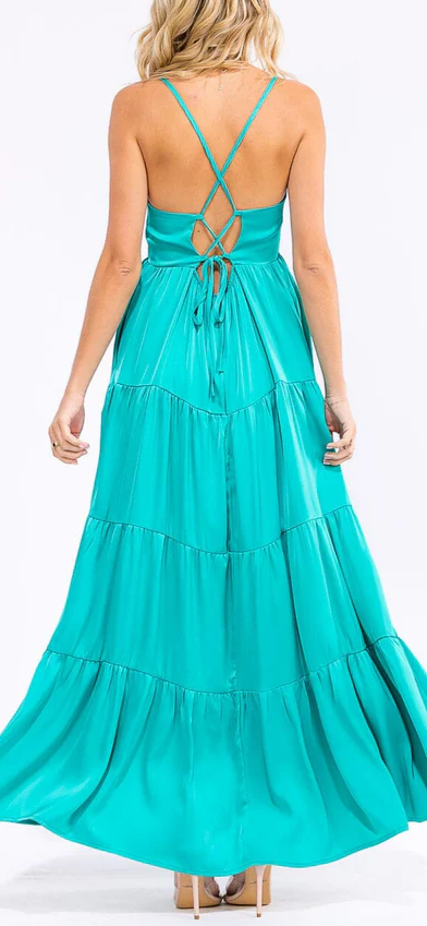 Shiloh satin dress
