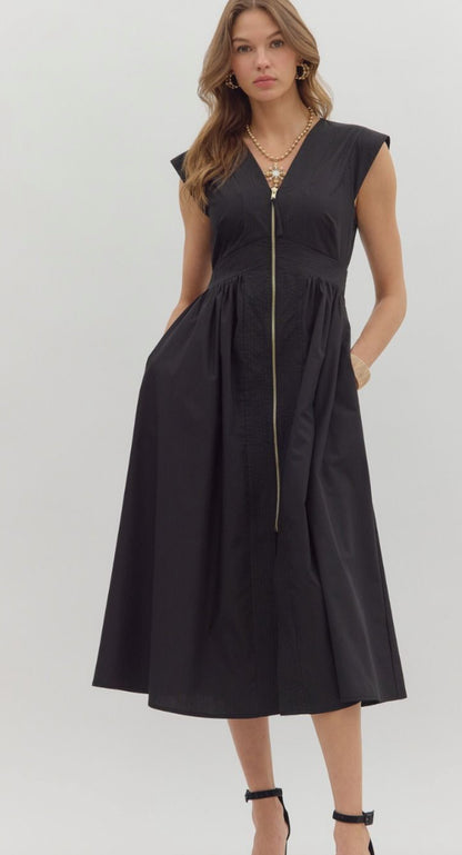 Scarlett zipper front dress