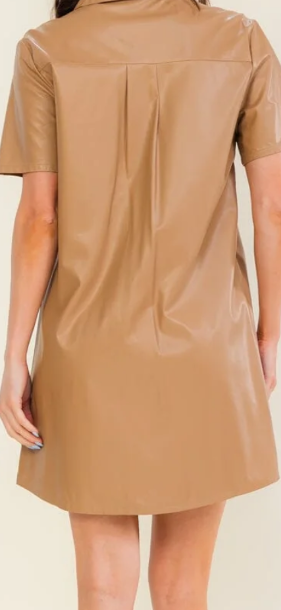 Pria pleather neutral