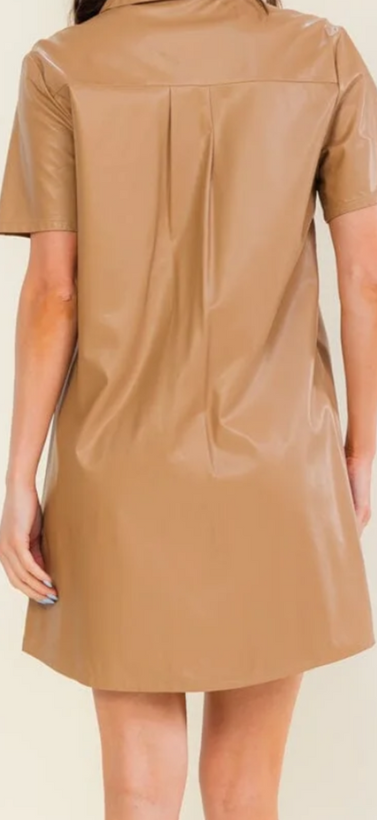 Pria pleather neutral