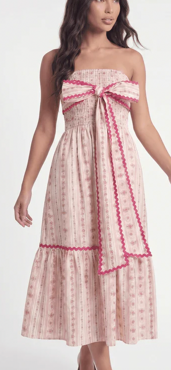 Bownita blush dress