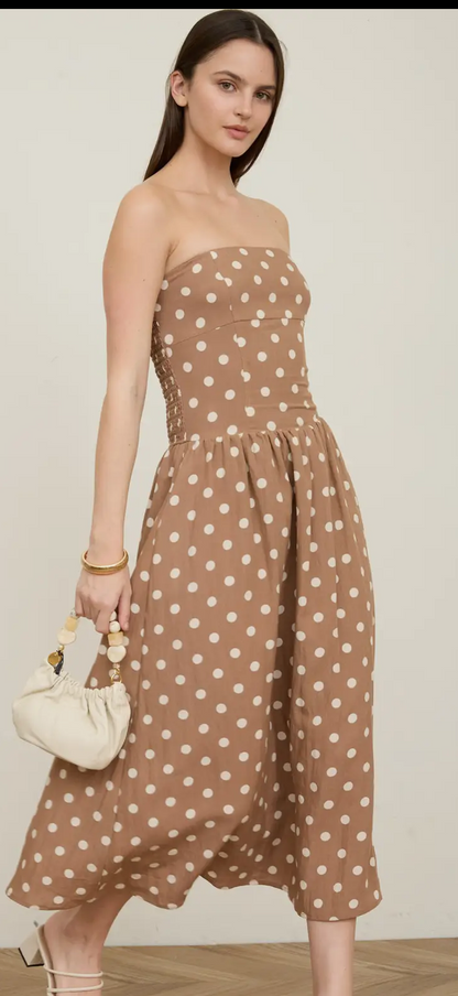 Spot on Maxi sleeveless dress