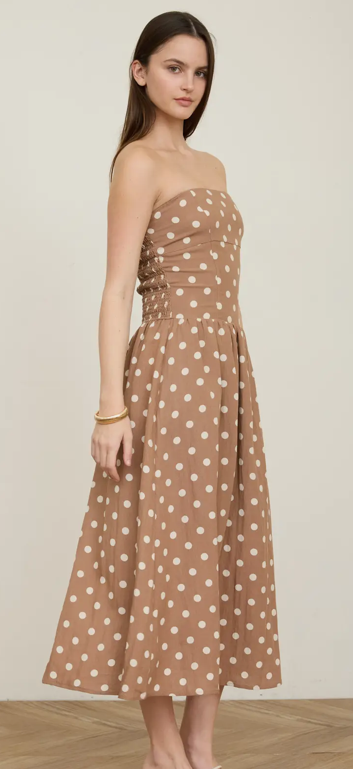 Spot on Maxi sleeveless dress
