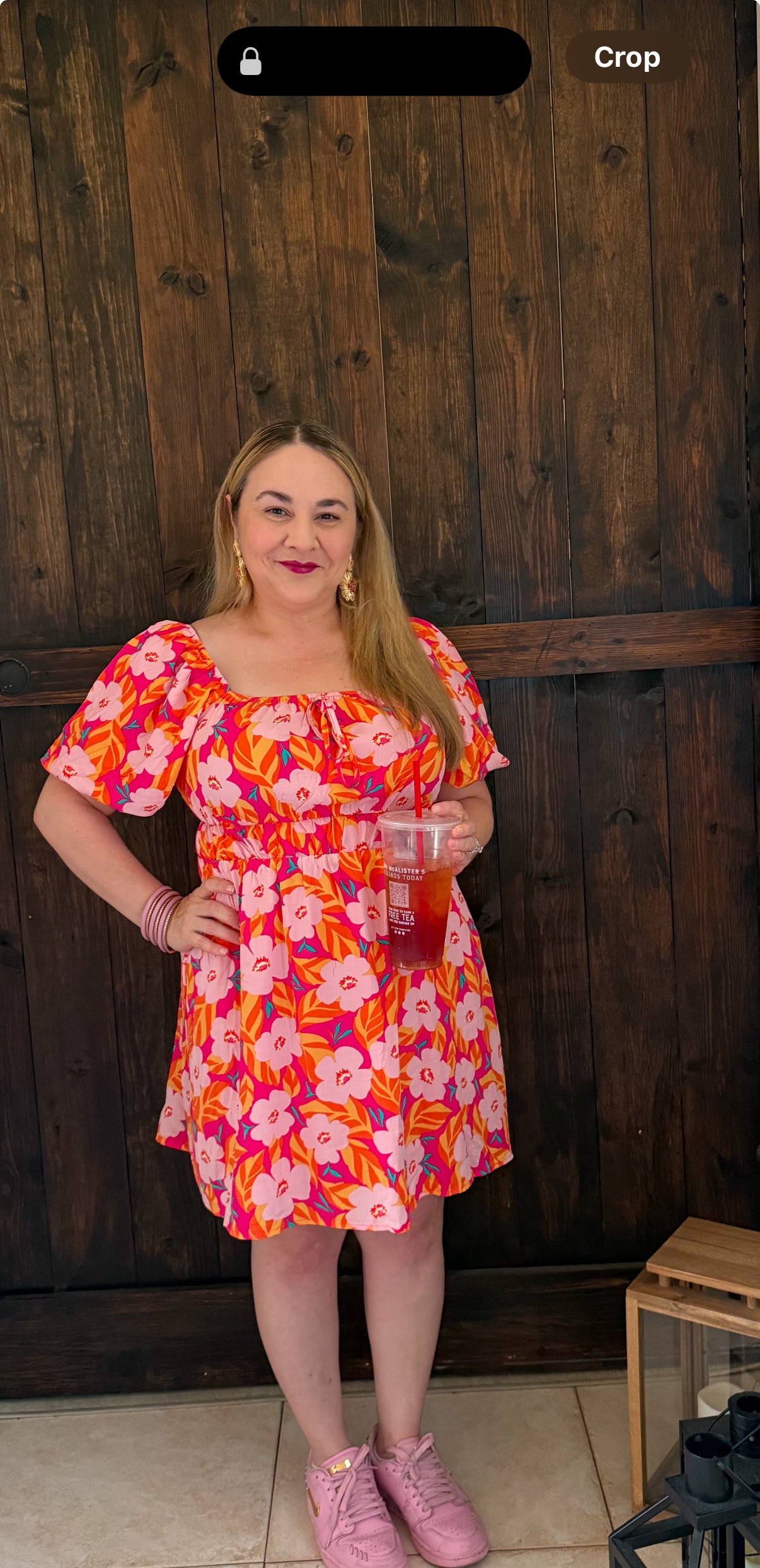 Piper puff sleeve dress