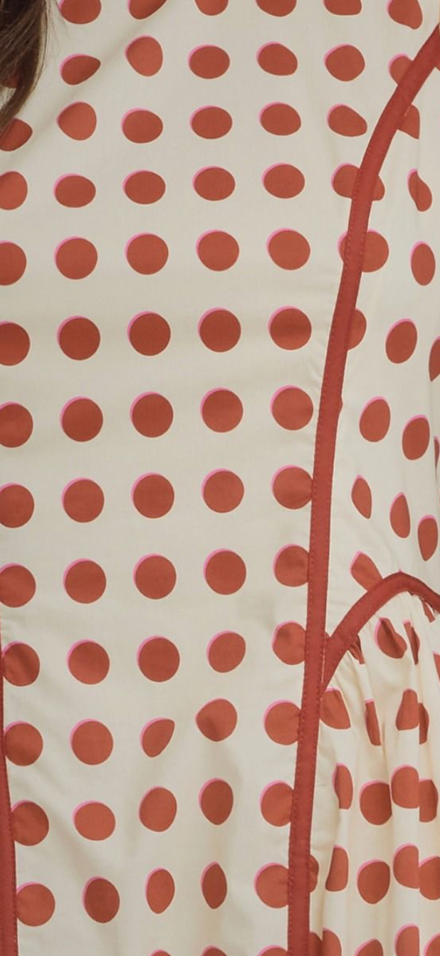 Sierra polka dot dress