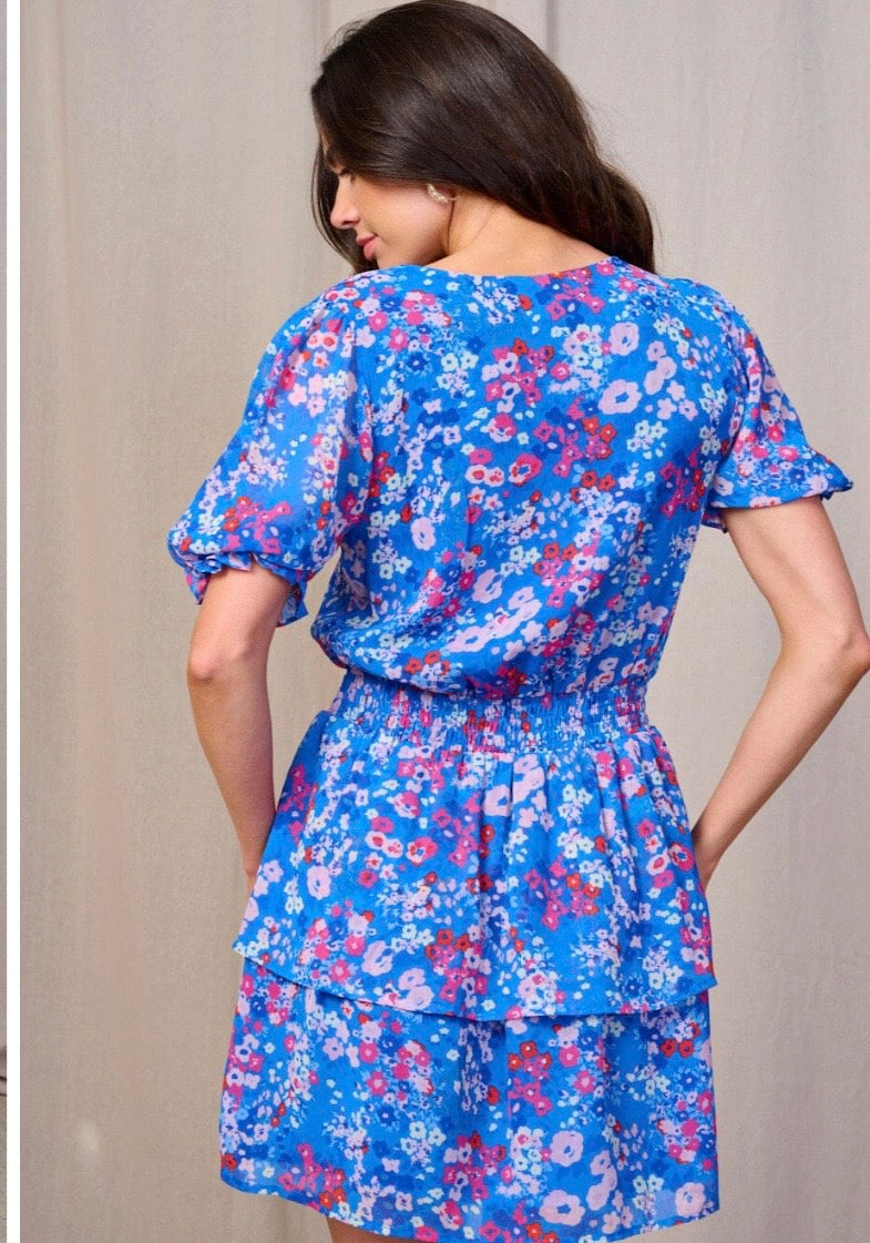Bianca blue dress