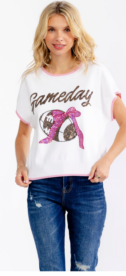 Pink Gameday top