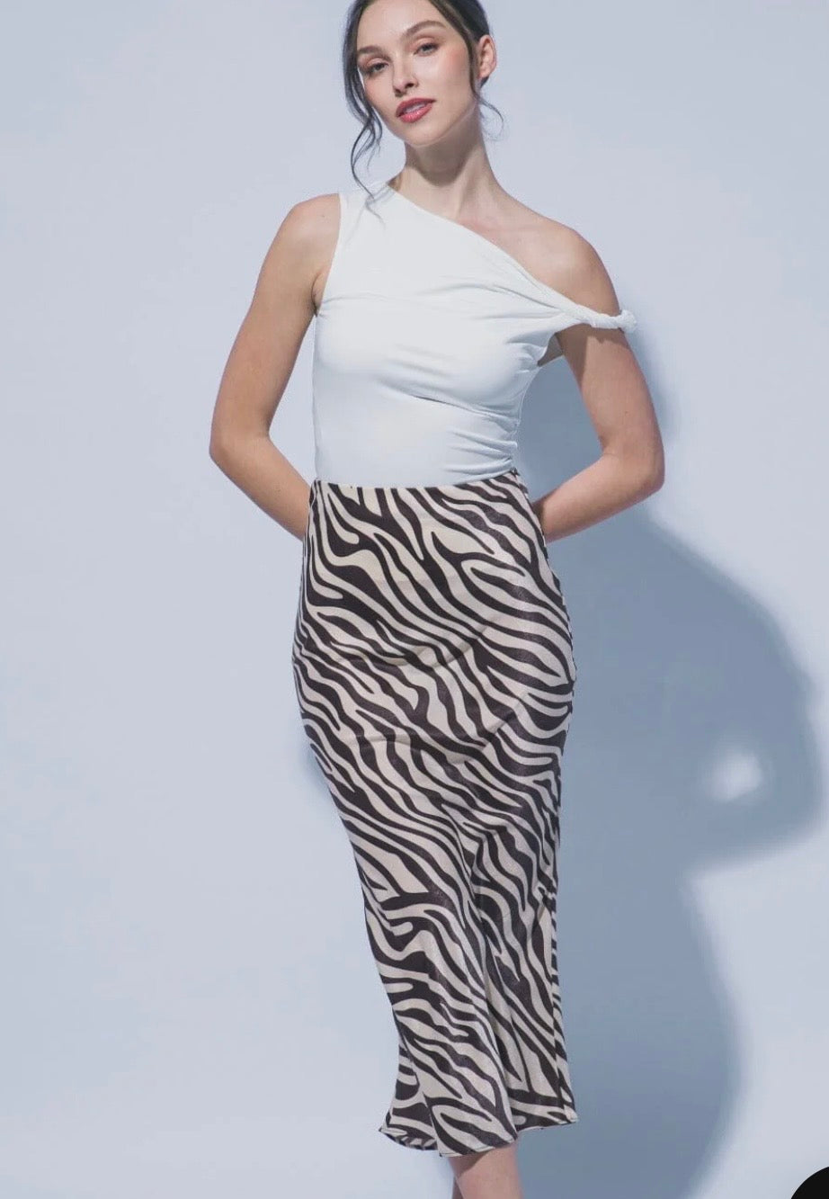 Zebra skirt