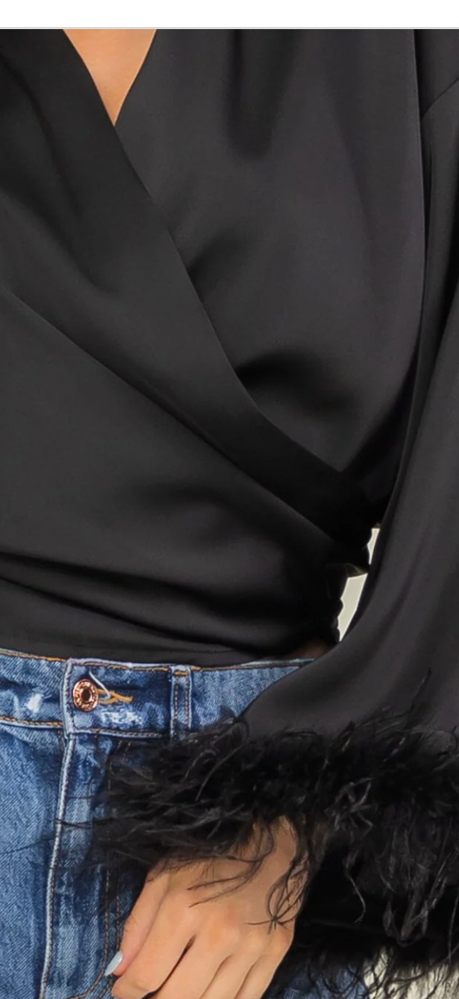 Ruffle my feathers top