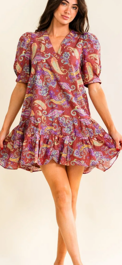 Priss Entro paisley dress