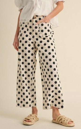 A little polka dot pant never hurt