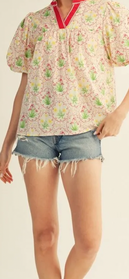 Bailey Puff sleeve top