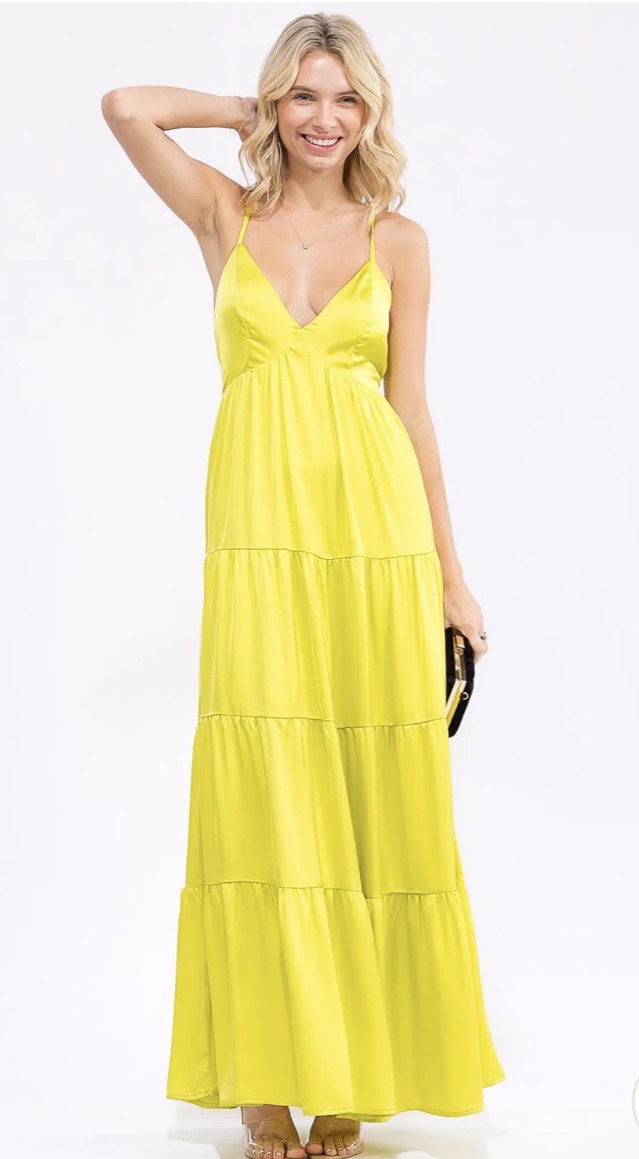 Shiloh satin dress