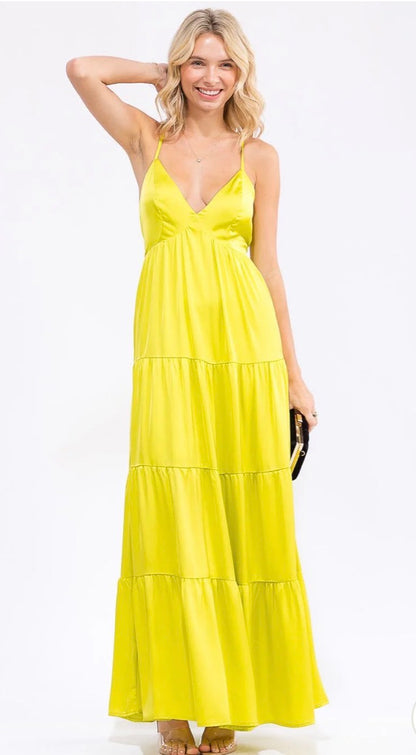 Shiloh satin dress