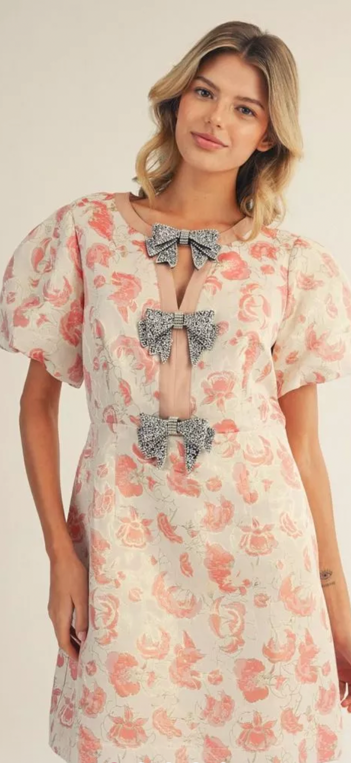 Blushing rose dress