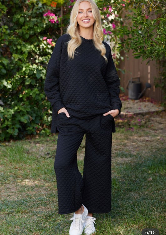 Quilted travel set